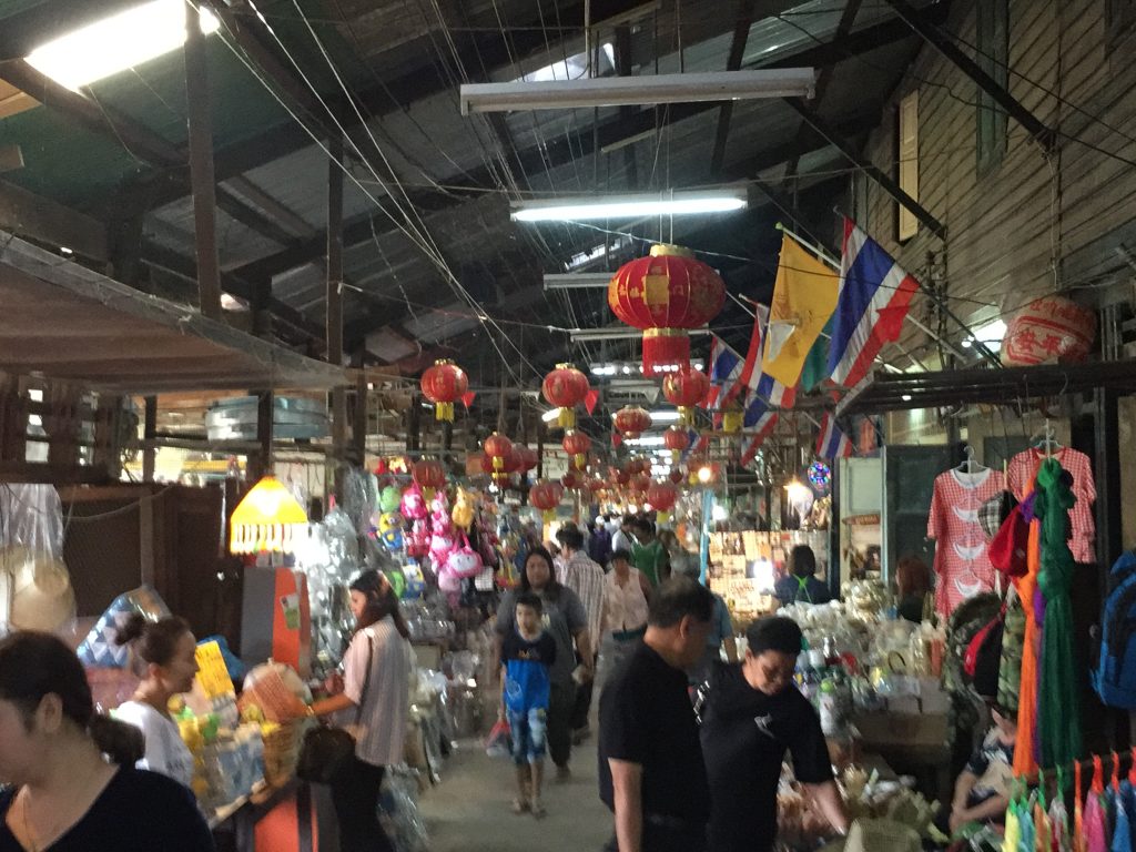タイ,バンコク,旅行,観光,市場,マーケット,100年市場,タラートクローンスワンロイピー,クローン市場,Khlong Suan Roi Pi old market,ตลาดคลองสวน 100 ปี