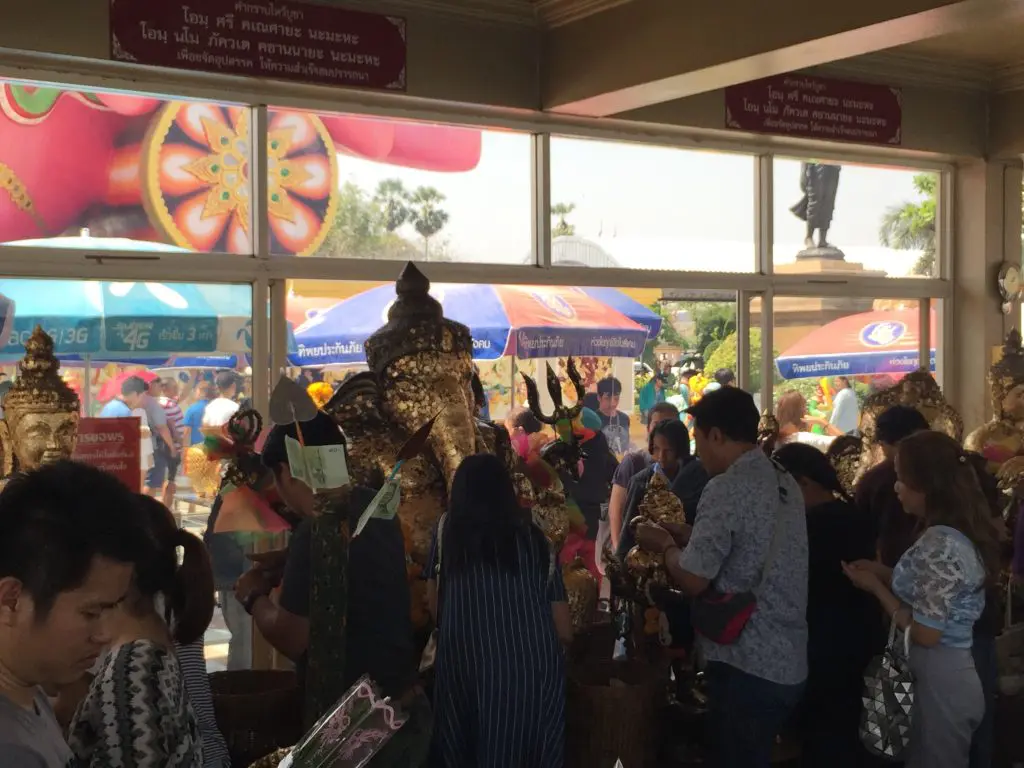 ピンクガネーシャ,ワットサマン,巨大,タイ,バンコク,旅行,観光,家族連れ,パワースポット,楽しい,おすすめ,テーマパーク,遊園地,Wat Saman Rattanaram,Pink Ganesha,วัดสมานรัตนาราม