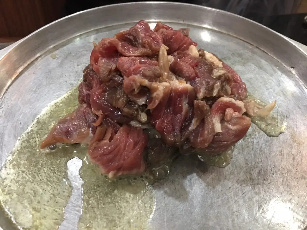 タイ料理,イサーン料理,ラムドゥアン,Lamduan Grilled Beef,ลำดวนเนื้อย่าง,オンヌット通り,焼肉
