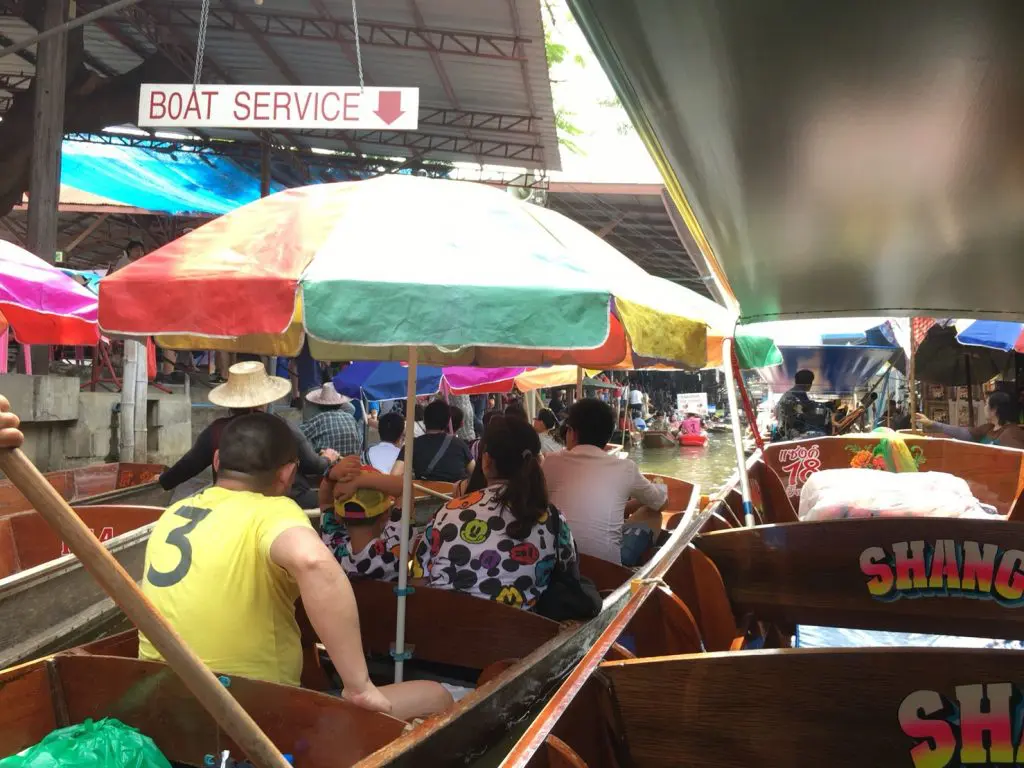 タイ,バンコク,観光,おすすめ,水上マーケット,ダムヌンサドゥアック水上マーケット,Damnoen Saduak Floating Market,ตลาดน้ำดำเนินสะดวก,行き方,説明,住所,地図