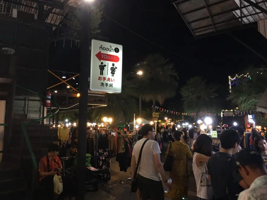 JJ Green,JJグリーン,タイ,バンコク,観光,スポット,市場,ナイトマーケット,モーチット駅,チャトゥチャックパーク駅,BTS,MRT,行き方,説明,地図