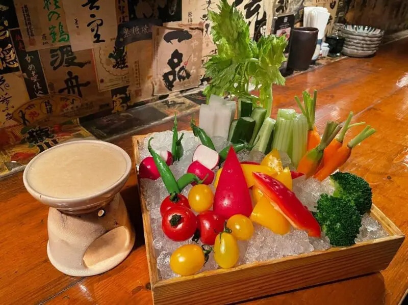 地鶏料理 けん バーニャカウダ