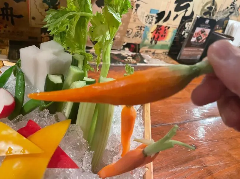地鶏料理 けん バーニャカウダ