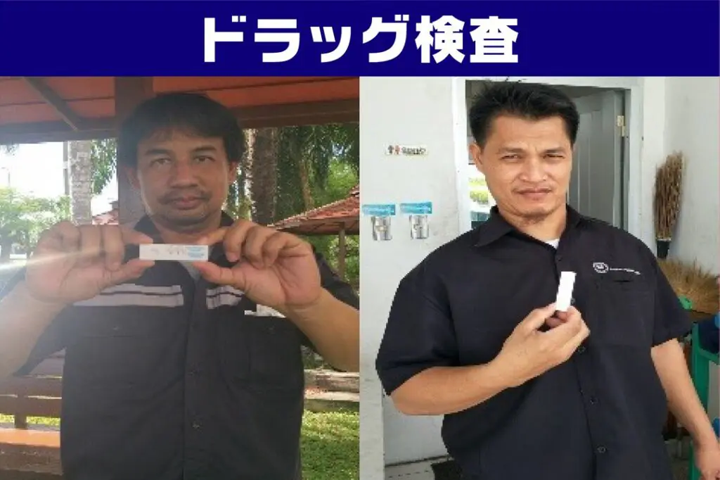 ヴィゴラスのスタッフは定期的なドラッグ検査も行っています。