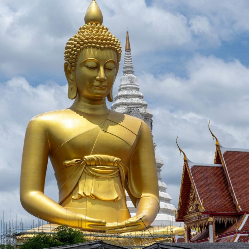 バンコクの観光名所と映えスポットのワットパクナム