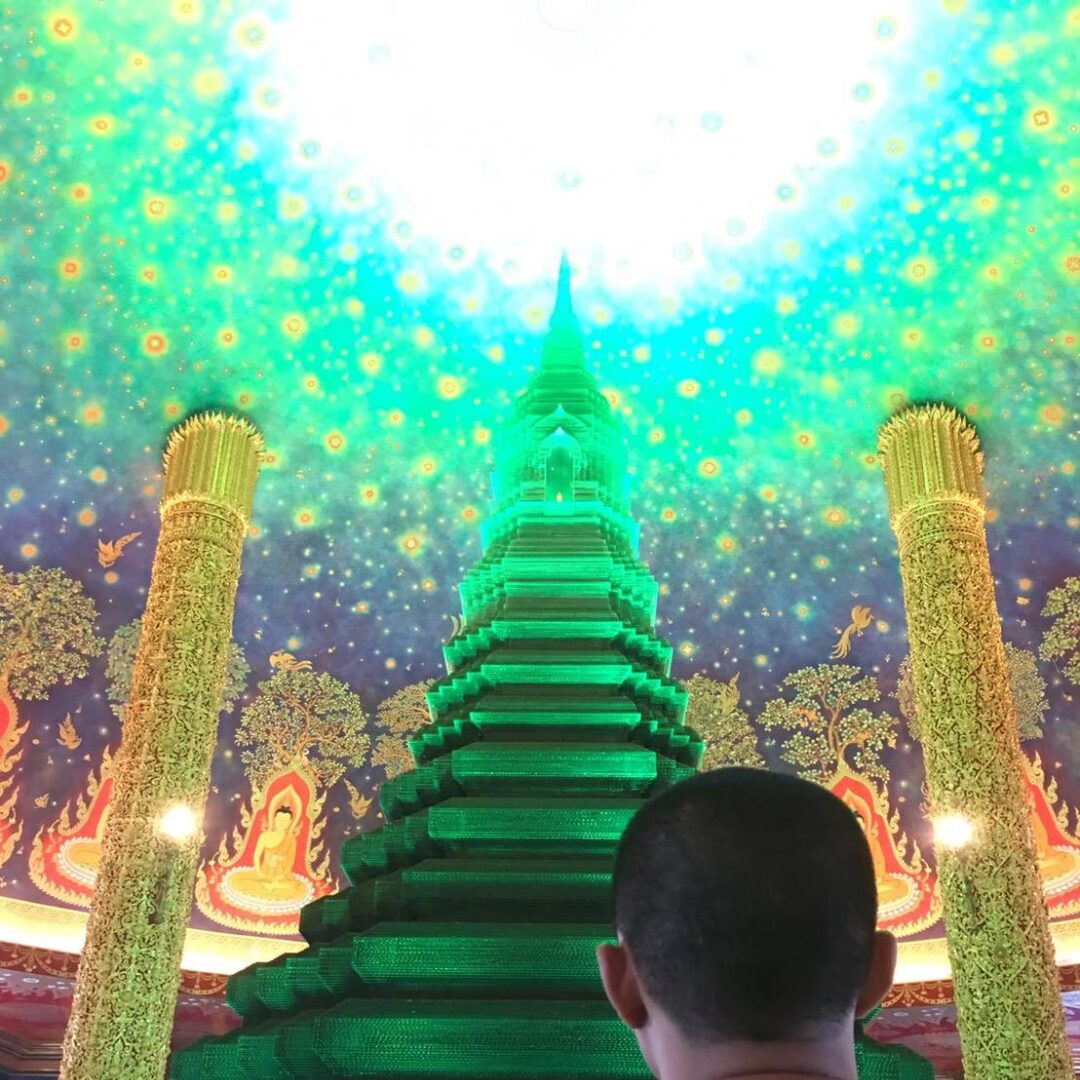 バンコクの観光名所と映えスポットのワットパクナム