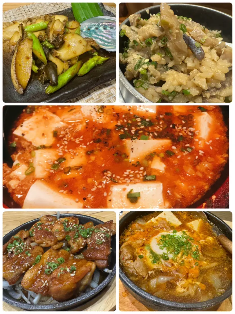 麻婆豆腐と、焼売、しいたけマヨネーズなどが大好きなメニューとレビューする近藤かおりさん
