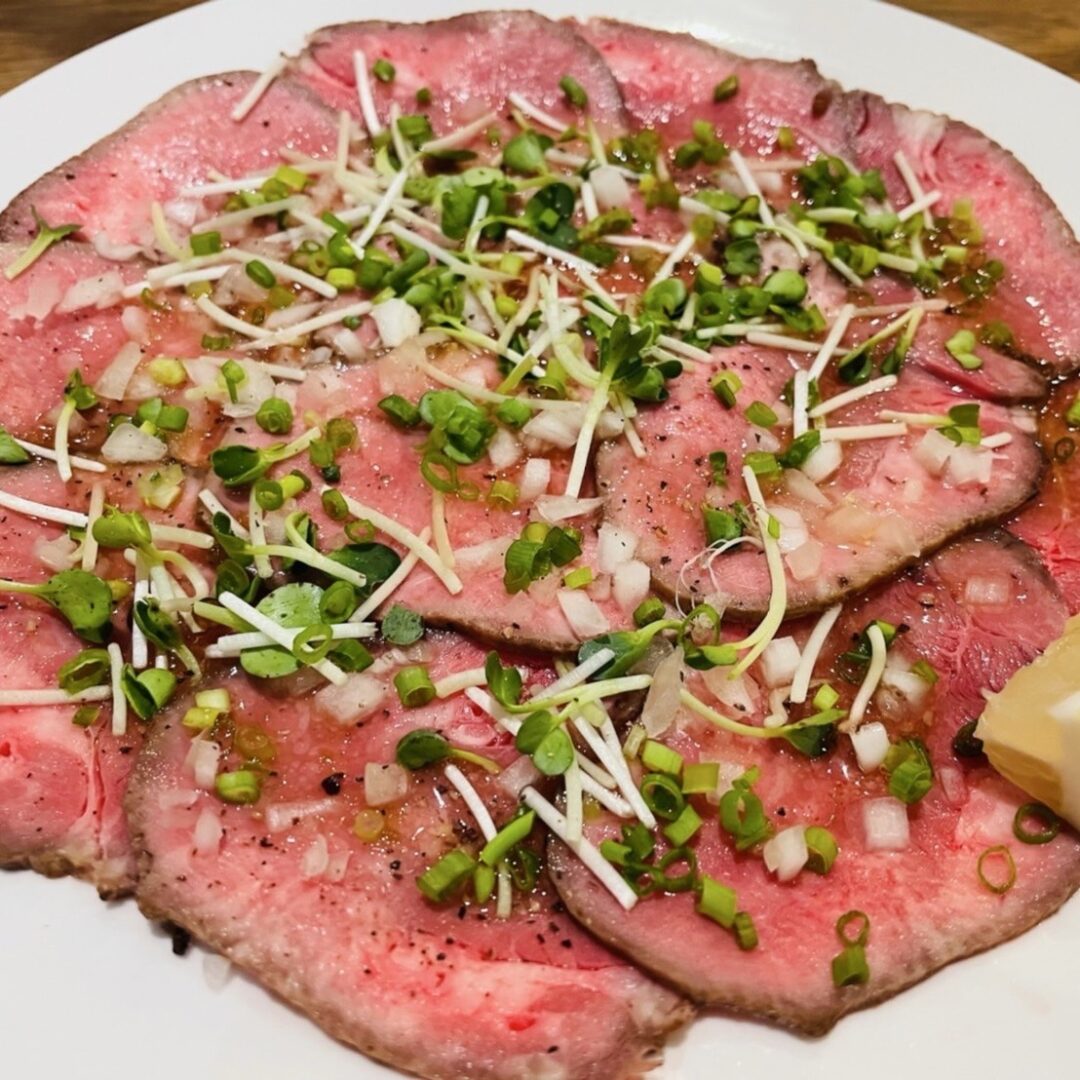 牛タンカルパッチョ