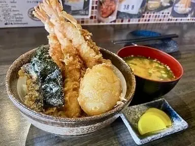 ランチのおばら丼