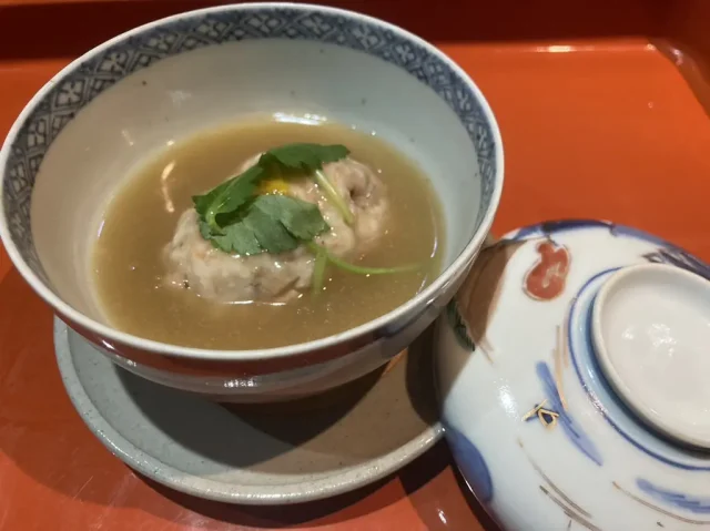 バンコク エカマイの日本料理店 一味膳の海老しんじょ