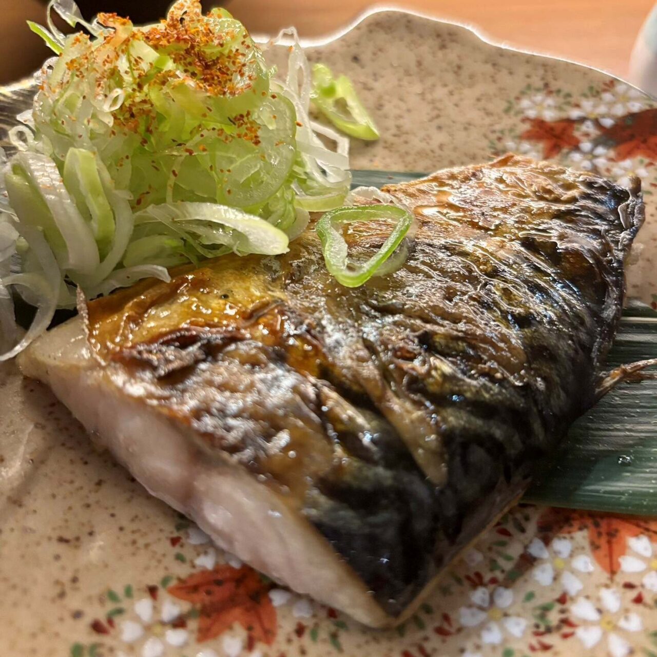 トンローの居酒屋 あけぼのの焼き魚(鯖)
