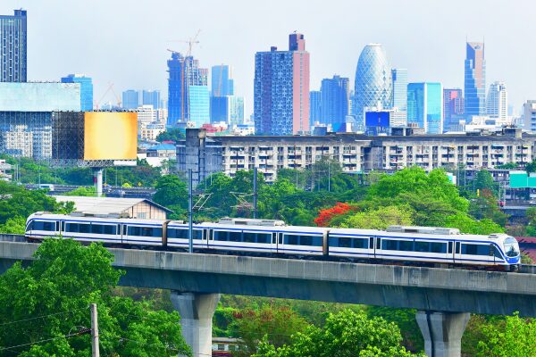 バンコクのエアポートレールリンク（ARL）