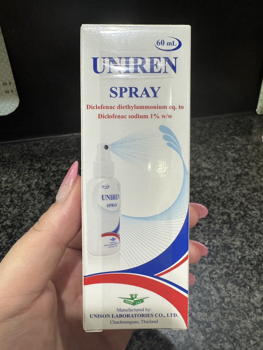 UNIREN SPRAY 外用鎮痛薬