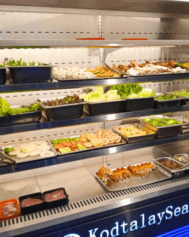 焼き野菜やお肉もBBQできます。おすすめはエリンギとしいたけ