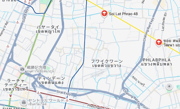 現場付近の地図