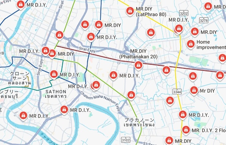 Mr.D.I.Yの店舗図