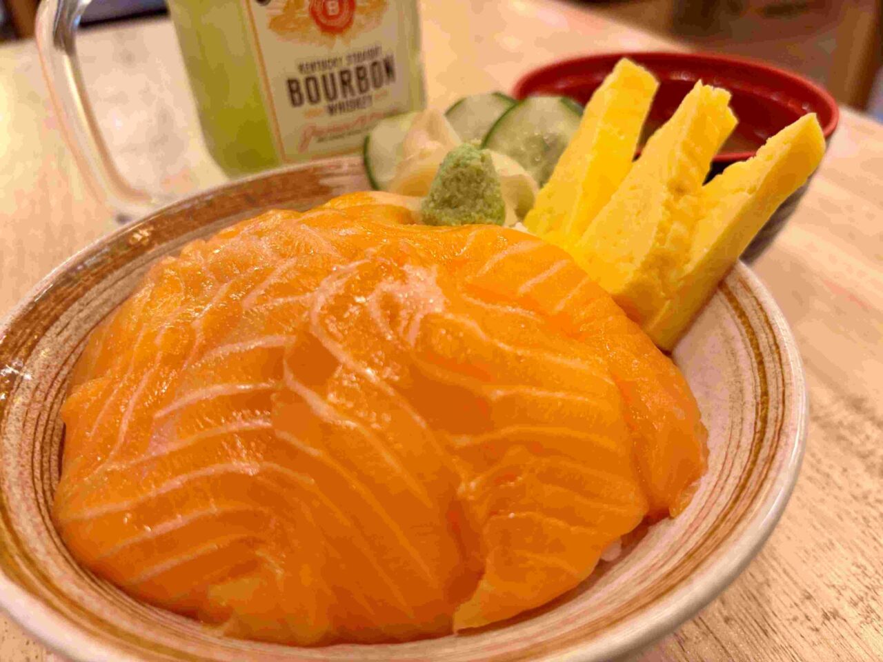 ebisu shoten silom lunch Salmon Rice Bowl – 268B
