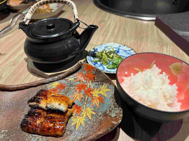 ミニ鰻ひつまぶしセット　Mini Unagi Hitsumabushi Set