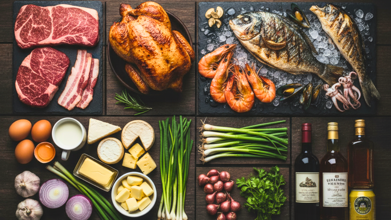 タイのキンジェーで食べてはいけない食材(AI image)