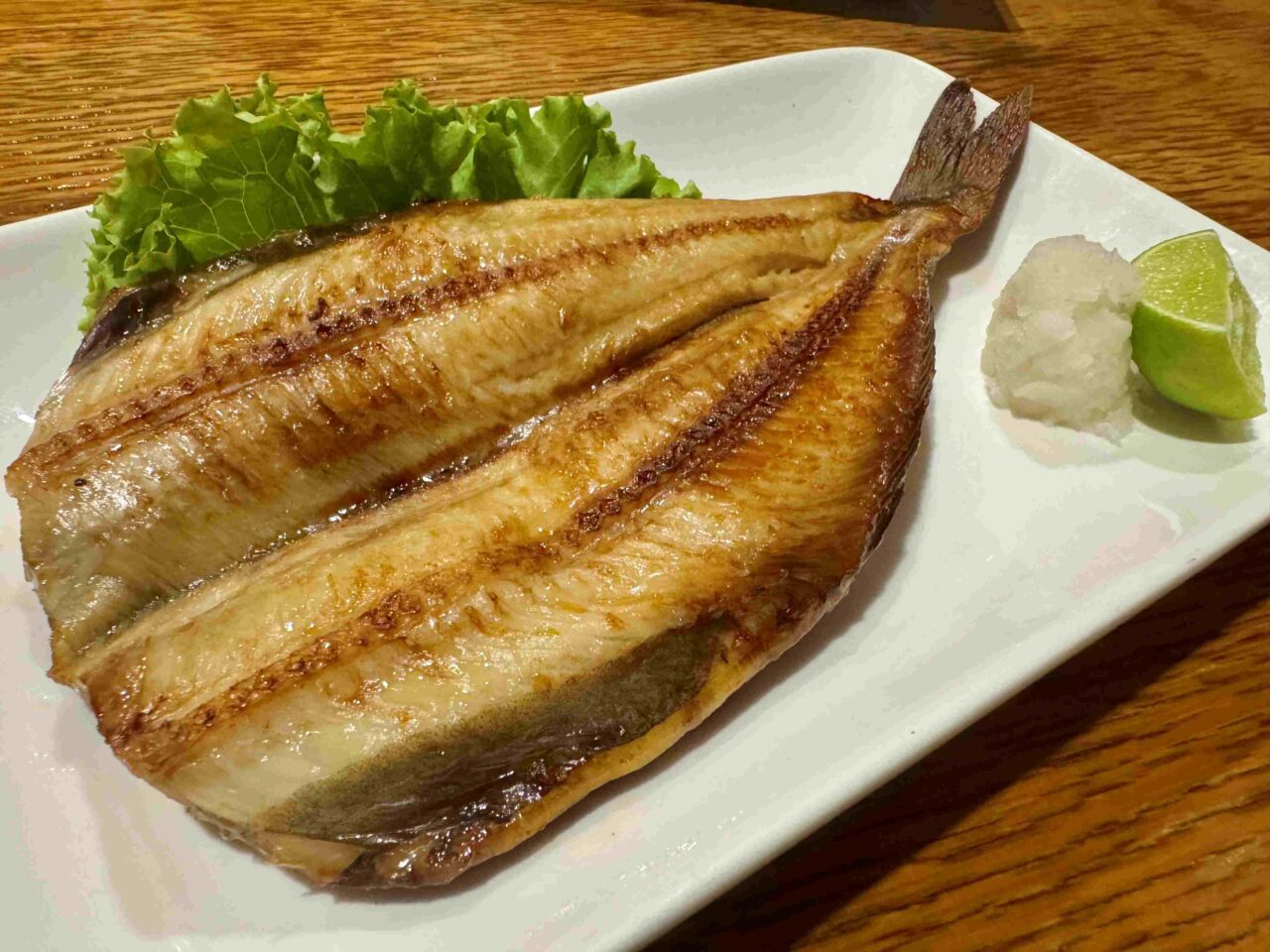 ほっけ（380B） 大きくて脂がのって最高！これは絶対食べてほしい一品。