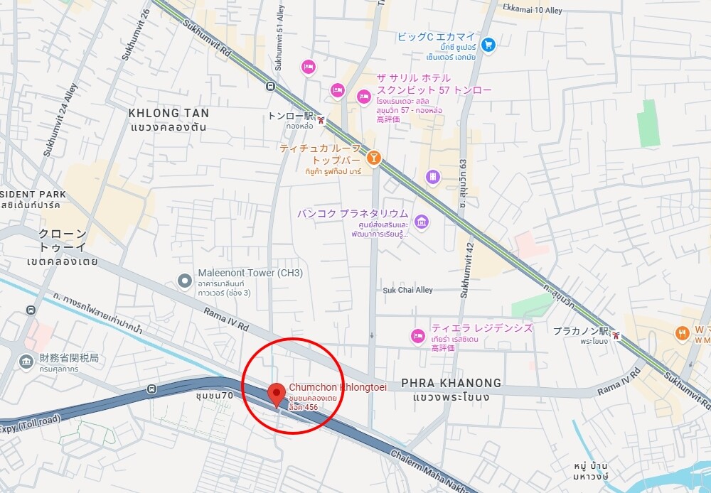 銃撃戦があったとされる場所を示す地図。