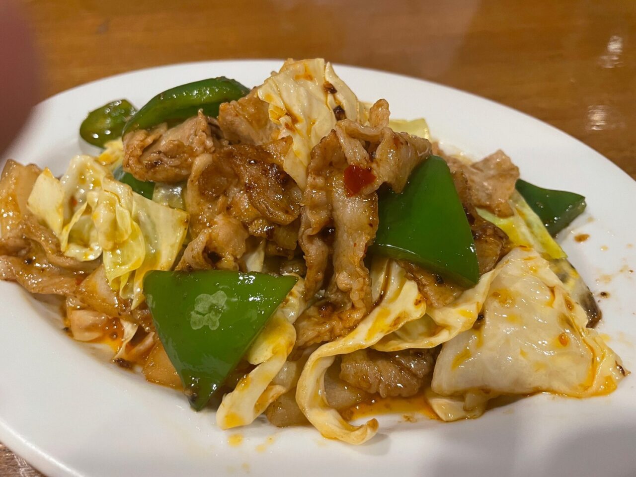 平嶋酒場の肉野菜炒め