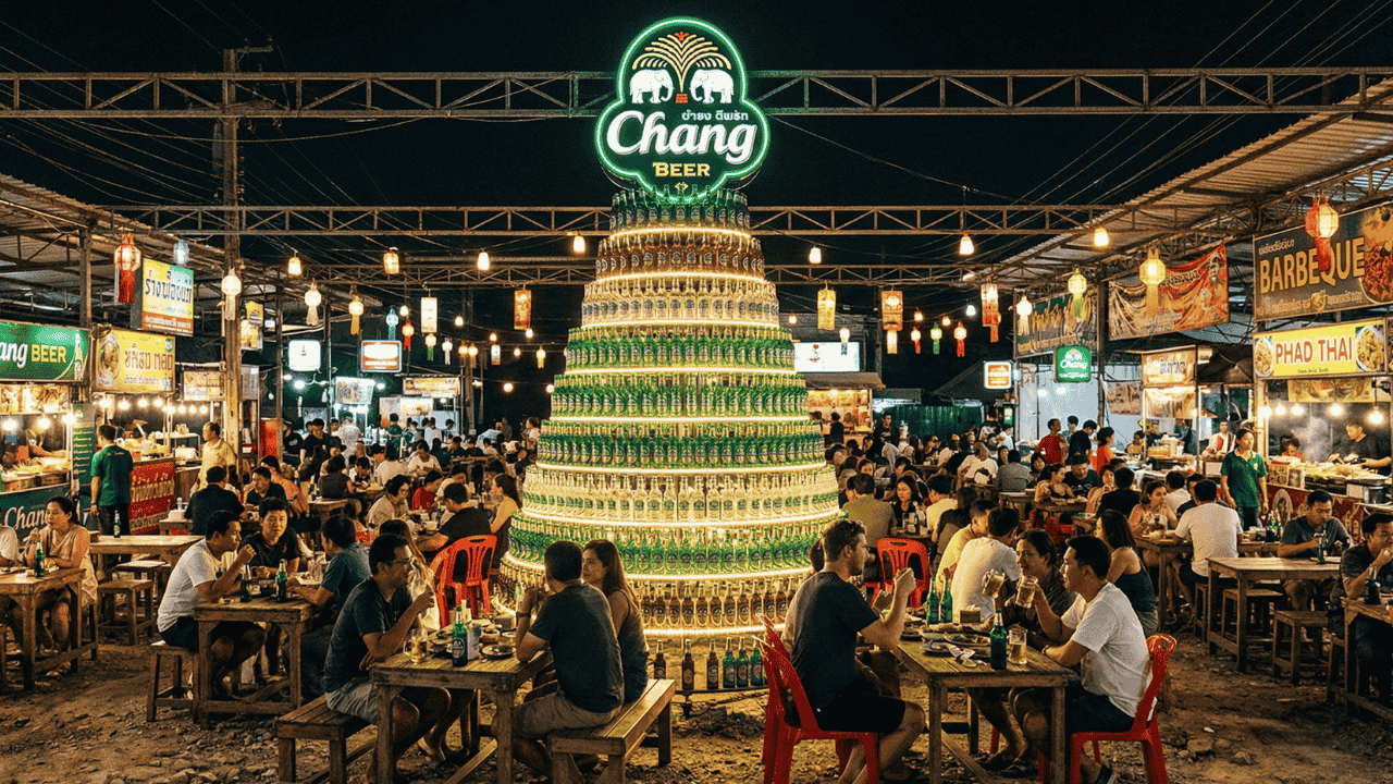 象(チャン)のロゴでお馴染みのタイを代表するビールブランドチャンビール