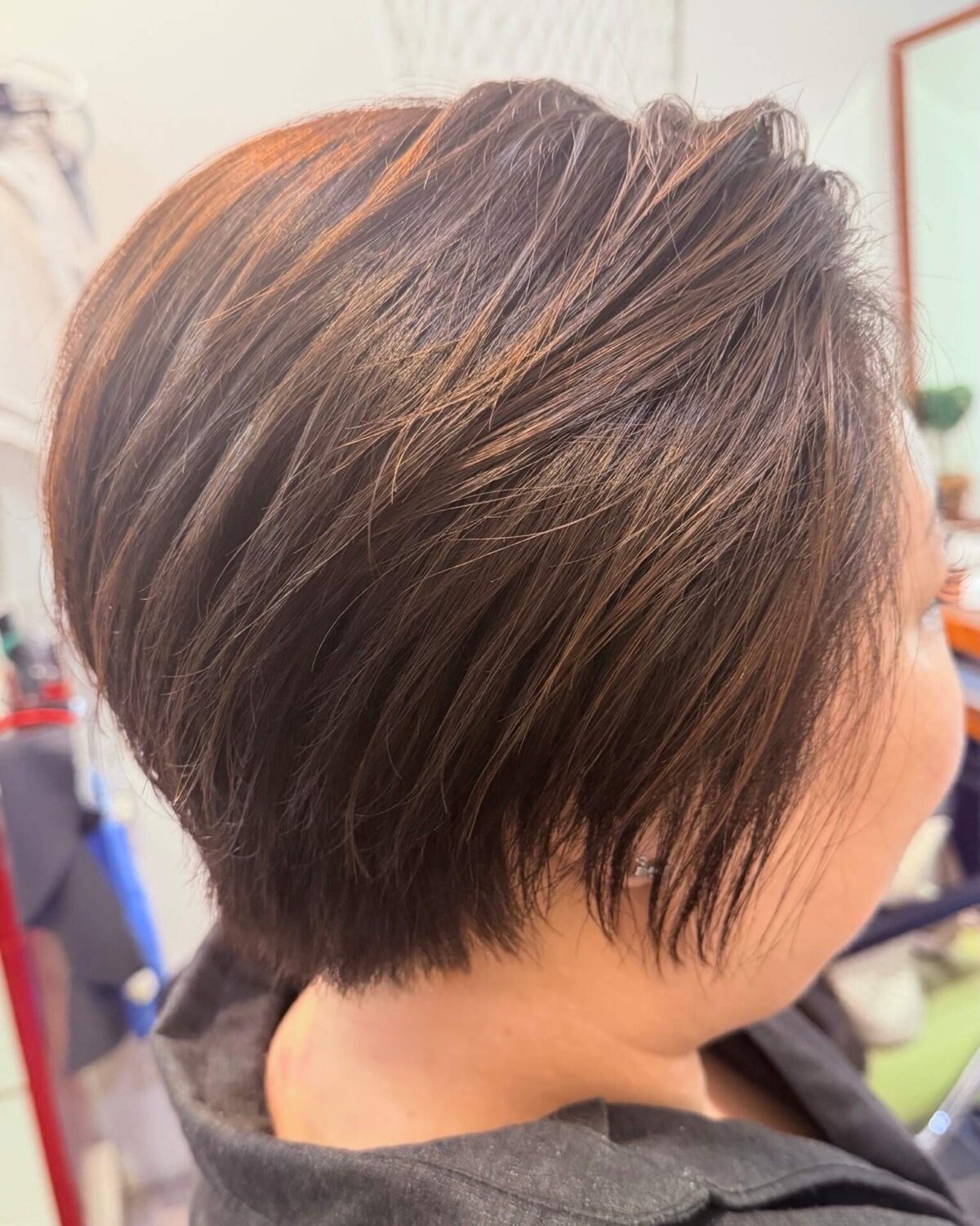 おすすめスタイリスト ギフトさんによるヘアカットの仕上がり2