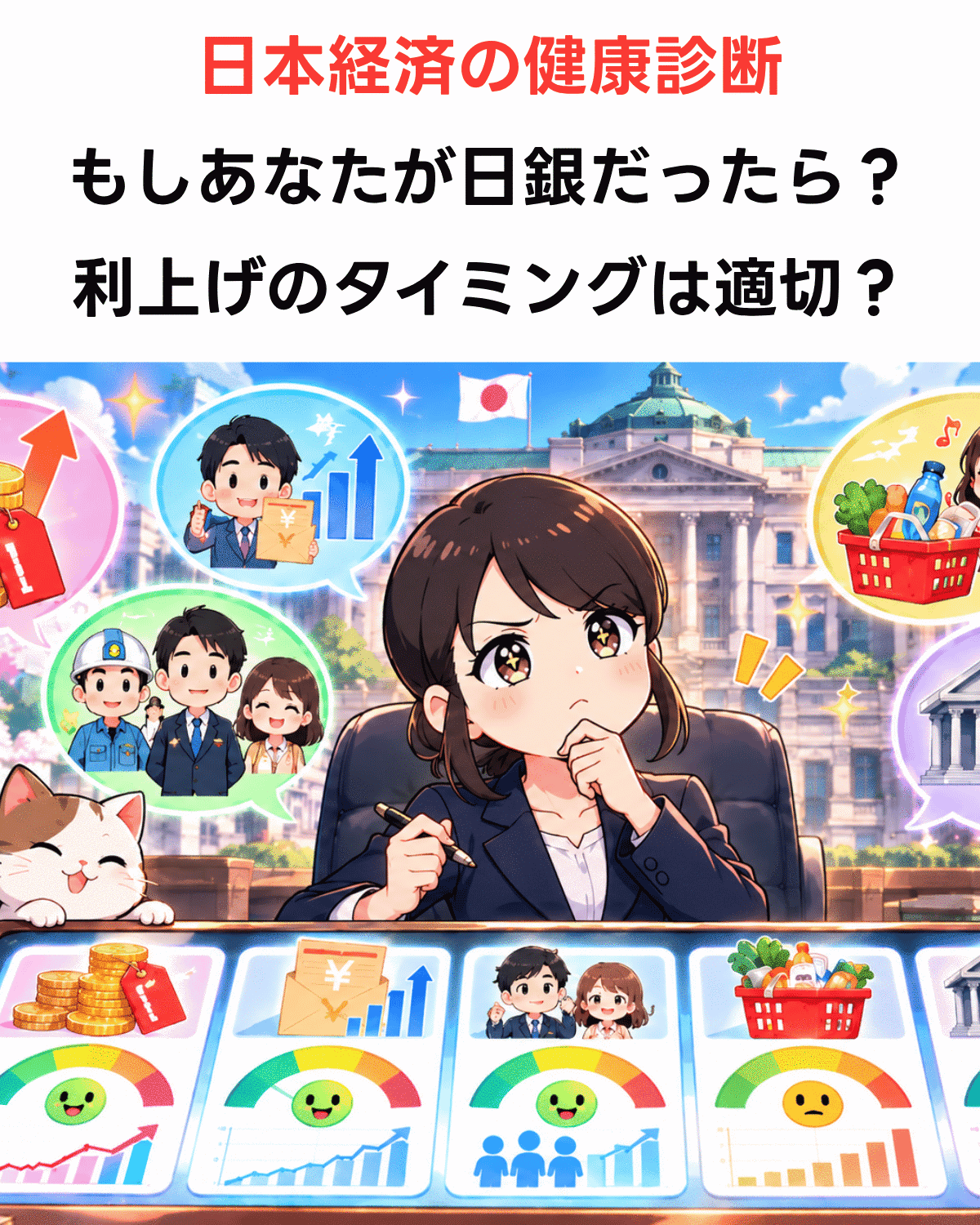 もしあなたが日銀だったら？ 日本経済の健康診断ゲーム
